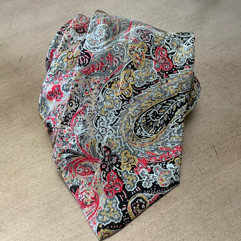Silk multicolor tie